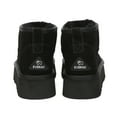 thumbnail image 5 of EVER AU Women Heron Ultra Mini Platform Boots - Black, 5 of 11