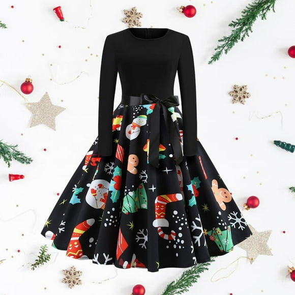 Vestido de Navidad Macarena manga larga S