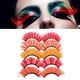 thumbnail image 4 of 5 pares de pestañas , exterior exterior exterior natural, hechas gruesas, suaves y cómodas, pestañas coloridas para maquilje de ojos dramático de , Macarena Pestañas postizas, 4 of 7