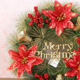 thumbnail image 2 of 25Cm Christmas Wreaths for Front Door Xmas Art Decorations Indoor Outdoor Home Decorative Pine Cones Wall Garland, 2 of 5