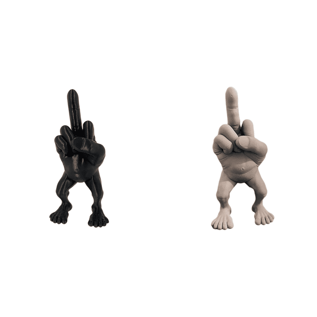 Figura Del Dedo Con Patas Adorno Escritorio ()
