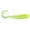 Chartreuse Shad, variant on Northland Tackle Eye Candy Grub Floating 3" Soft Plastic Fishing Lure for Walleye Fishing, 5 Baits Per Pack, Chartreuse Shad