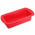 thumbnail image 4 of Cateissary Molde Rectangular de silicona para hornear, molde para tostadas de caramelo, herramienta para hornear pan de Pascua, suministros de Herramientas y accesorios para hornear rojo, 4 of 6