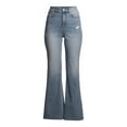 thumbnail image 6 of No Boundaries Juniors' Curvy Ultra High Rise Flare Jeans, 6 of 6