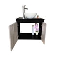thumbnail image 3 of Mueble Gabinete para Baño DECOMOBIL 05 Lavamanos y Monomando Negro Mate/Encino Polar, 3 of 4