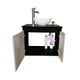 thumbnail image 3 of Mueble Gabinete para Baño DECOMOBIL 05 Lavamanos y Monomando Negro Mate/Encino Polar, 3 of 4