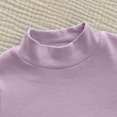 Bpy Base Squevariel Boys Girls Base Layer Tops Casual Solid Color Crew Neck Tops ...
