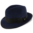 thumbnail image 4 of Layover - Walrus Hats Center Dent Wool Felt Fedora Hat, 4 of 4