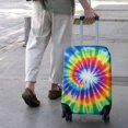 thumbnail image 3 of Rainbow Tie Dye Radial Pattern Luggage Cover Fashion Suitcase Cover Baggage Covers Fit 25-28 Inch Luggage (Go Travel), 3 of 5