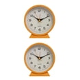 thumbnail image 1 of Injueey Reloj despertador de de escritorio Simple, relojes de alarma para estudiantes, de movimiento silencioso, regalo de cuarzo para niños Type2 NO2, 1 of 6
