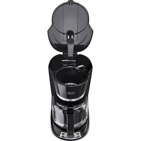 Bella - 12-Cup Programmable Coffee Maker - Black