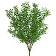 thumbnail image 1 of Vickerman 20" Artificial Green Mini Smilax Bush Featuring 14 Banches with 273 Leaves, 1 of 4