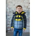 thumbnail image 2 of DC Comics Justice League Batman Toddler Boys Zip Up Puffer Jacket Toddler to Big Kid, 2 of 5