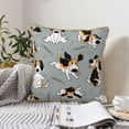 thumbnail image 6 of Kll Funny Beagle Active Dog Decorative Throw Pillow Covers Velvet Soft For Couch Sofa Bedroom Living Room Outdoor -18"X18", 6 of 8
