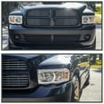 thumbnail image 2 of Spec-D Tuning Chrome LED Tube Headlights Compatible with 2002-2005 Dodge Ram 1500, 2003-2005 Dodge Ram 2500 / 3500 Left + Right Pair Headlamps Assembly, 2 of 6