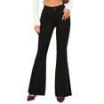 thumbnail image 5 of WJHWSX Pants For Women,Black Pants For Women,Womens Pants,Pockets,Moisture Wicking,Solid,Denim,Black,S(US:4), 5 of 6