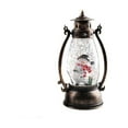 thumbnail image 2 of Halloween Snow Globe Lantern Battery Operated Water Swirling Glitter Crystal Balls , LED Lighted Scene for Halloween Home Decoration Gift(Snowman ), 2 of 9
