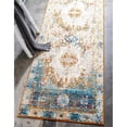 thumbnail image 1 of Unique Loom 3140390 2 Pi 7 Po x 10 Pi Bellini Rosso Runner Rug&44; Ivoire, 1 of 2