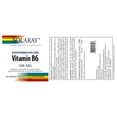 thumbnail image 7 of Vitamin B-6 100 mg Two-Stage Timed Release by Solaray - 60 Capsules, 7 of 7