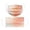 Orange, variant on 10Pcs Adult Gradient Print Disposable Face Mask 3-Ply Breathable Non-Woven Mask with Smile Print for Daily Use(Sky Blue-17.5x9.5cm)