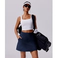 thumbnail image 6 of Pinspark Golf Skirts for Women 17" Tennis Skirt with 4 Pockets Stretchy Pickleball Skort Quick Dry Active Skirts A Line Skorts for Women Dressy Casual, 6 of 6