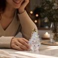 thumbnail image 7 of Dalxymotic Christmas Tree Tabletop Ornament, Festive Desktop Decorative Figurine, Holiday Winter Celebration Accent, Christmas Home Office Decoration for Desk, Shelf, Mantel, 7 of 7