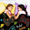 thumbnail image 5 of Flannel Fleece Gaming Throw Blanket Bed Blanket, Lightweight Cozy Plush Blanket for Sofa Couch,50"X60", 5 of 8