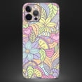 thumbnail image 4 of DesignSkinz Vibrant Color Floral Pattern Full-Body Skin Decal Wrap Cover for iPhone 15, 4 of 9