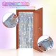 thumbnail image 5 of 4 Pcs Toiles de Fond à Franges Argentées Rideaux de Fond de Fête à Franges en Feuille d'Argent Serpentins de Rideau Décorations de Fête, 5 of 5