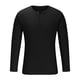 thumbnail image 5 of pstuiky camisas de manga larga para hombre, Suéter tipo jersey con cuello alto, elástico, color liso, manga larga, cuello redondo, blusas y camisas tops de invierno para hombre m, 5 of 6