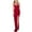 Red, variant on FRSASU Plus Size Dress Women'S Dress Evening Dress Split V-Neck Sequin Sleeveless Summer