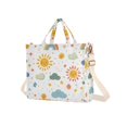 thumbnail image 7 of FORMRS Womens Corduroy Tote Bag Crossbody Shoulder Handbag with Pocket, Rainbows Pattern, 7 of 7