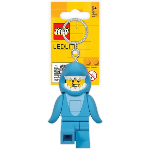 LEGO Iconic Shark Suit Guy Keychain Light, Ages 6 to Adult