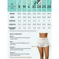 thumbnail image 2 of Alove Women 3" High Waisted Bikini Bottoms Swim Shorts Swimsuit Shorts Swim Bottom Solid Board Shorts, 2 of 6