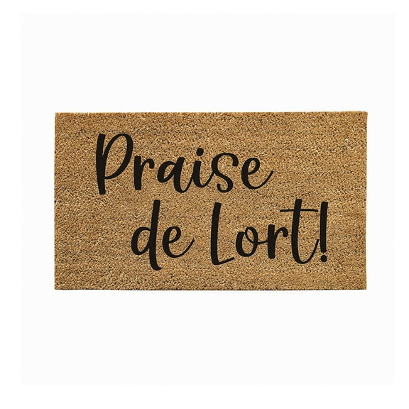 28" x 16" Nature Coir Mat, Praise de Lort