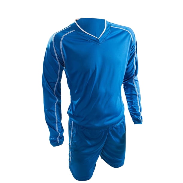 Precision - Juego de Camiseta Y Pantalón Corto Marseille para Adultos Unisex (Azul Real/Blanco)