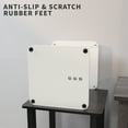 thumbnail image 3 of VIVO Universal White 12" Tensegrity Speaker Stand, Floating Tabletop Platform, 3 of 9