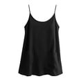 thumbnail image 3 of Duoif Womens Tank Tops, Cotton Linen Pocket Vest, Loose Fitting Summer Top Womens Shirts Black XXL, 3 of 6