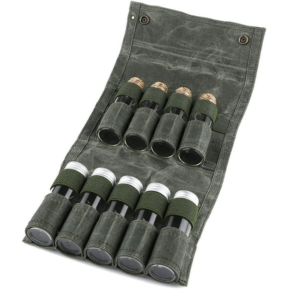 Portable spice bag with spice jar