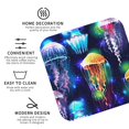thumbnail image 4 of Balery 4 Pcs Transparent Jellyfishesleather Coasters Set, Drink Table Cup Coasters For Living Room Kitchen Coffee Decor, 4 of 9