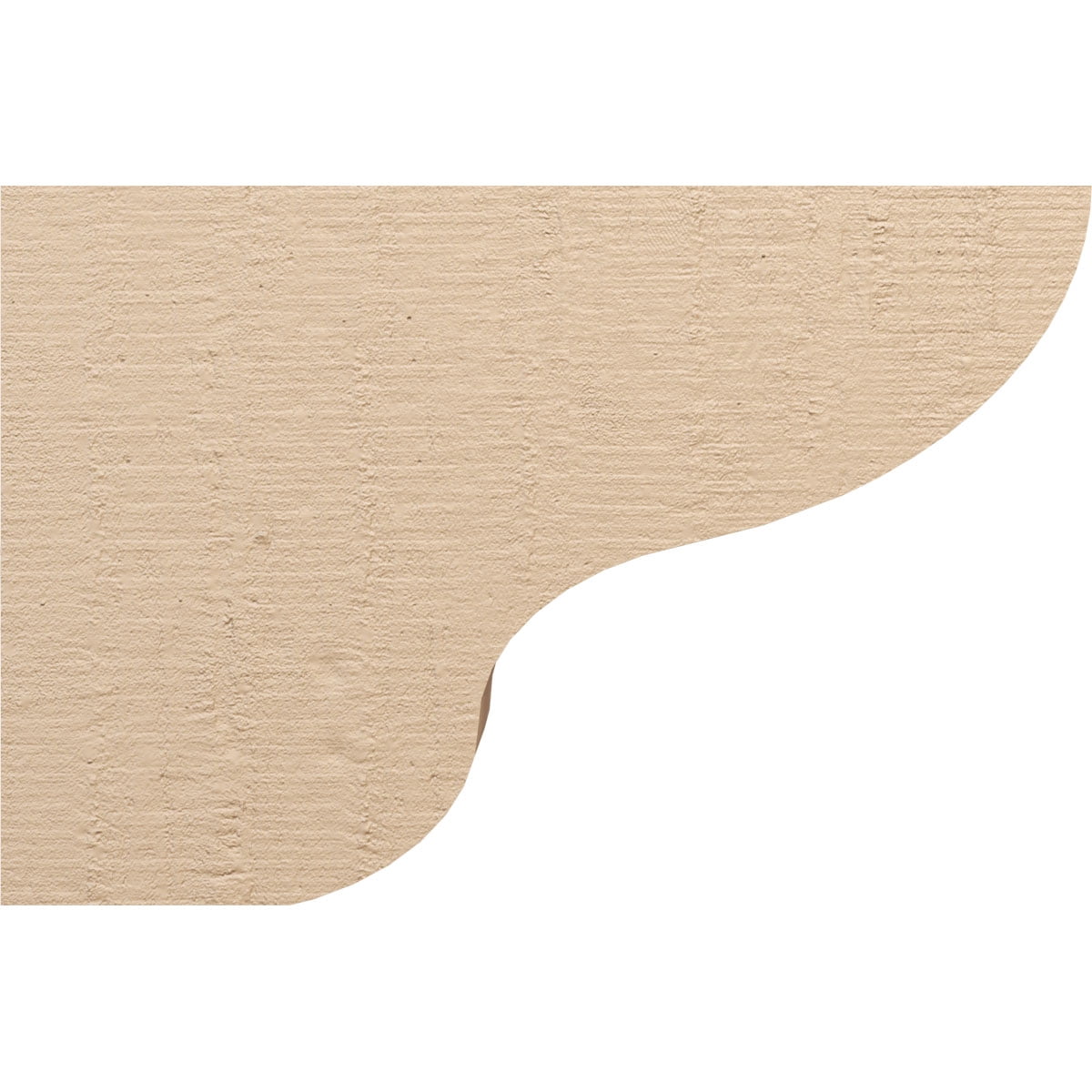 11"W x 33"D x 22"H Classic Greensboro Rough Cedar Woodgrain TimberThane Corbel, Primed Tan