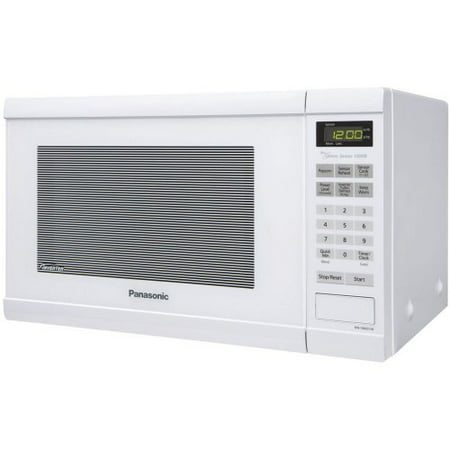 Panasonic NN-SN651W White 1200W 1.2 Cu. Ft Countertop Microwave Oven with Inverter Technology ...