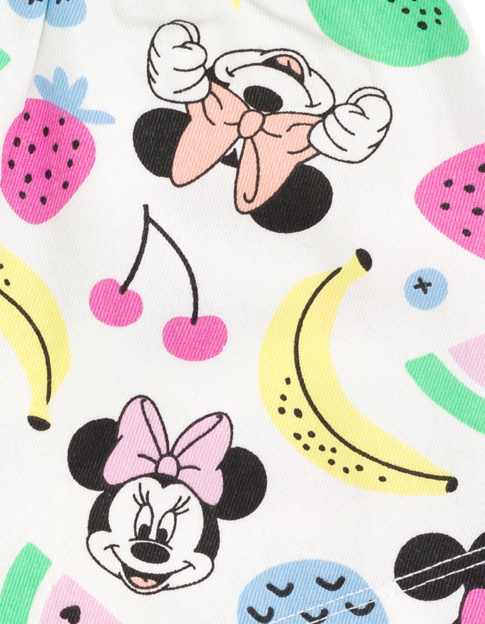 Disney Minnie Mouse Toddler Girls T-Shirt and Bike Shorts Twill Outfit Set 4T