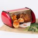thumbnail image 5 of Panera de hierro, caja para pan, contenedor de pan, soporte para pan, panera metálica rojo, 5 of 9