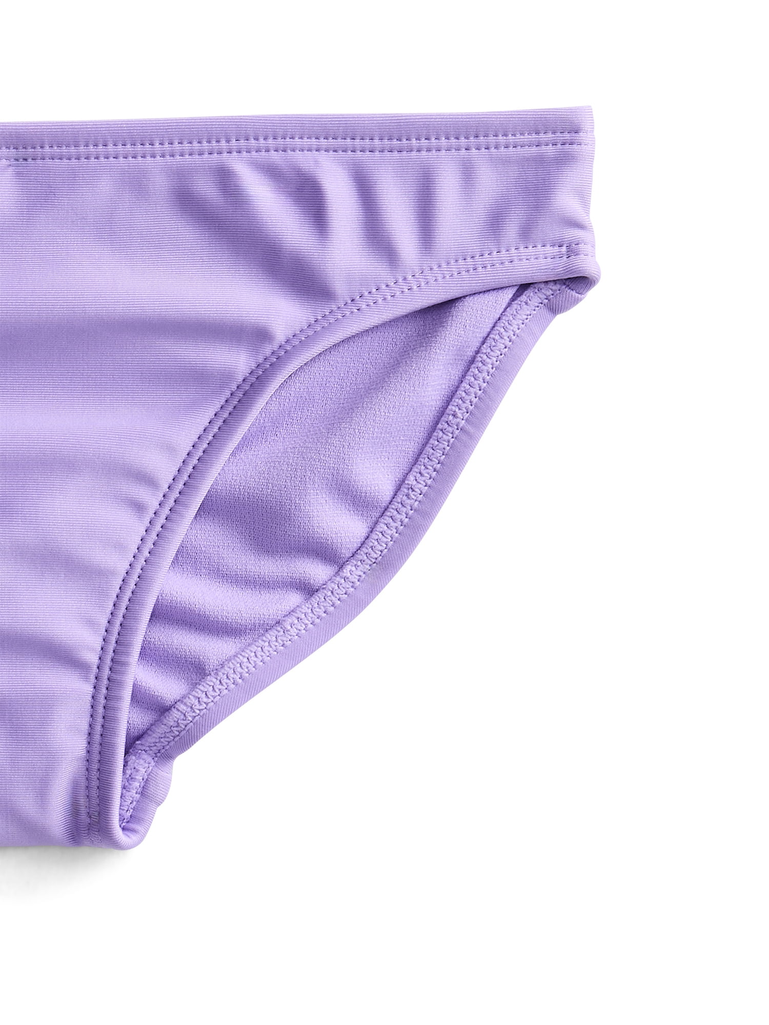 Wonder Nation Girls Everyday Bikini Swim Set with UPF 50+, 2-Piece, Sizes 4-18