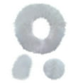 thumbnail image 1 of Dsscvnef Soft Warm Fuzzy Steering Wheel Cover Long Plush Handbrake Car Accessory, 1 of 7