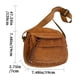 thumbnail image 3 of Women's Corduroy Shoulder Bag With Zipper Fashionable Solid Color Casual Cloth Bag With Campus Style For One Shoulder Crossbody Small Bag, 3 of 9