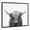 Black, variant on Kate and Laurel Sylvie Hey Dude Highland Cow BW Framed Canvas Wall Art by The Creative Bunch Studio, 28x38 Natural, Decorative Farmhouse Animal Art for Wall