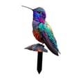 thumbnail image 2 of 2d colibrí plano estaca decorativa de jardín letrero acrílico decoración de la maceta de la maceta del patio del patio del patio del animal para el, 2 of 7