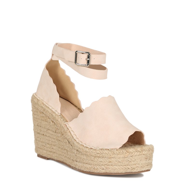 Scallop on sale espadrille sandal